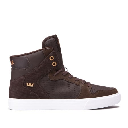 Supra Vaider Sjokolade Høye Sneakers Herre [NO-4-N092]